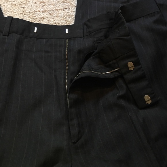 Billy Reid - Gray Pin-Striped Slacks - Picture 5 of 6